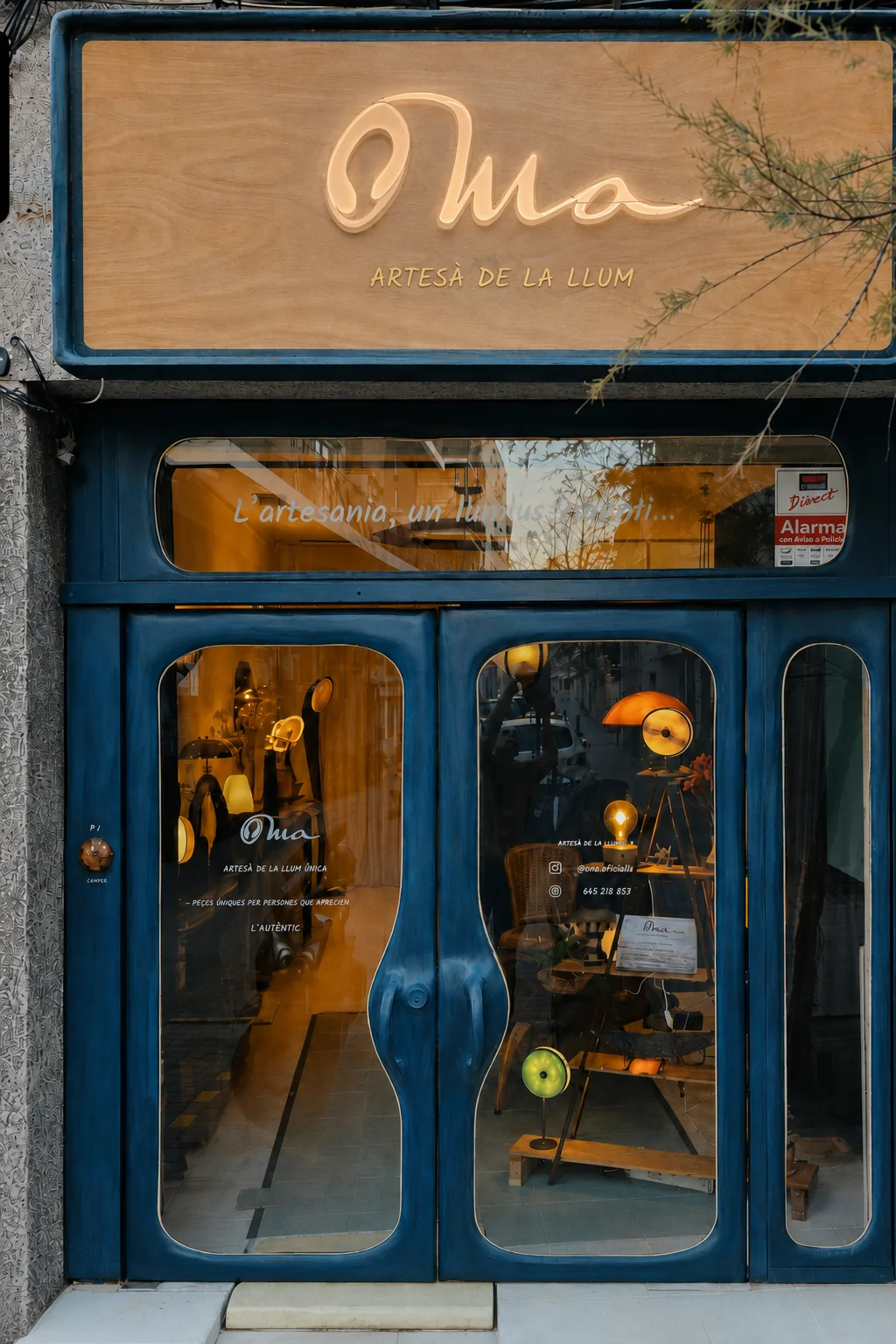 Enseigne de façade d’Omalight