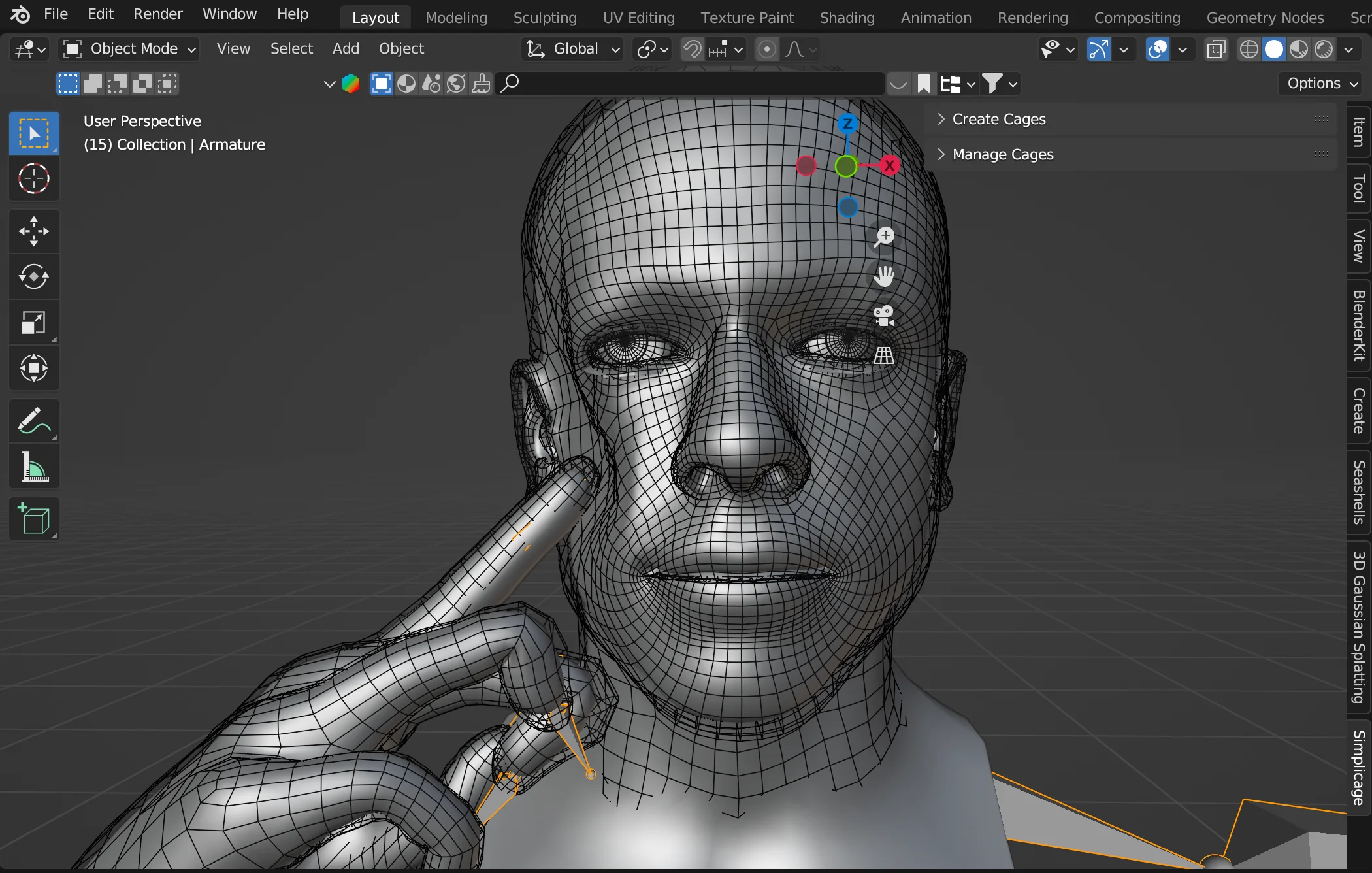 Proceso de modelado 3D en Blender